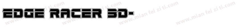 Edge Racer 3D字体转换